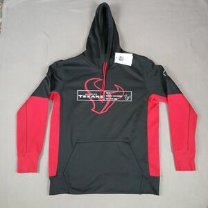 NWT Nike Houston Texans AFC Black Red Hoodie Men's Size Large South Division
